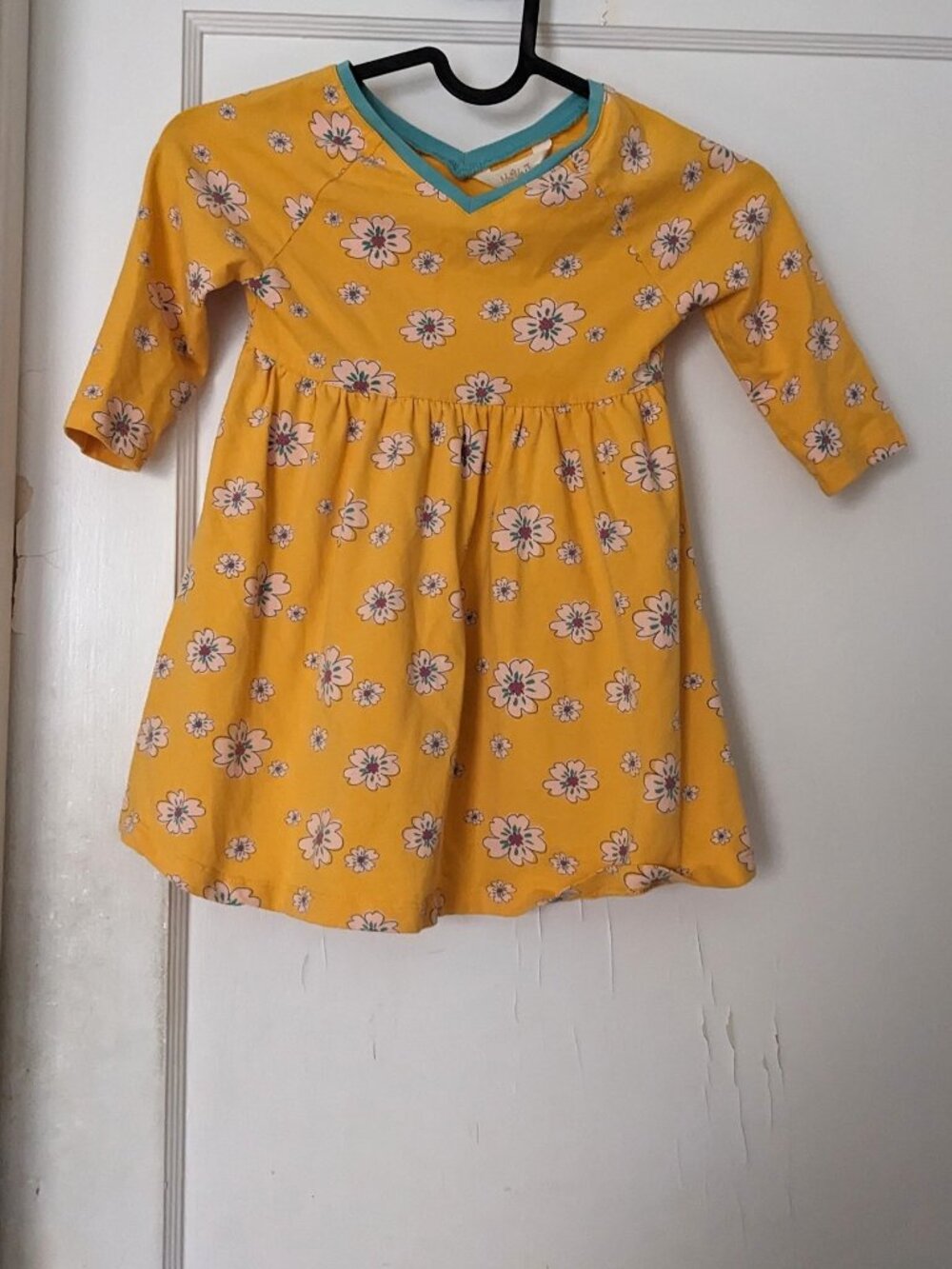 Matilda Jane Field Tripper Dress Yellow Floral Twirl Dress Size 4T
